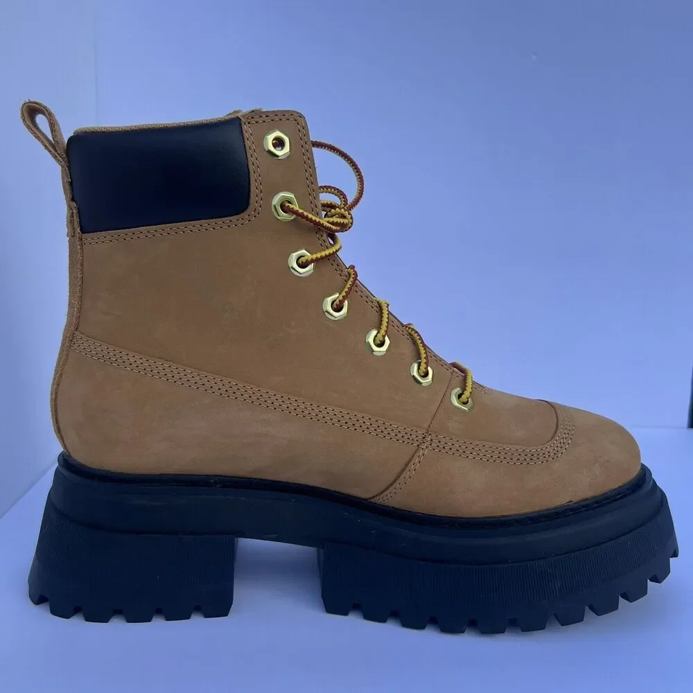 Timberland Sky Boots Women's 6" Lace Up Waterproof Ankle Boots Arch Support 8.5 - Picture 4 of 16